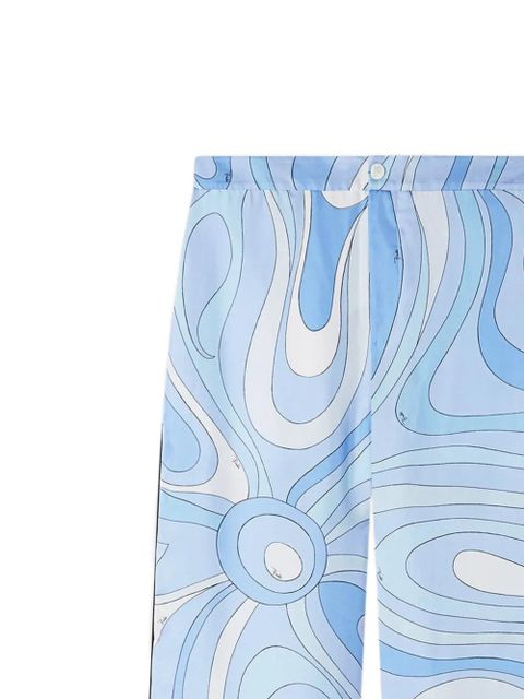 PUCCI buttoned print trousers - Blue - zdjęcie produktu nr 2