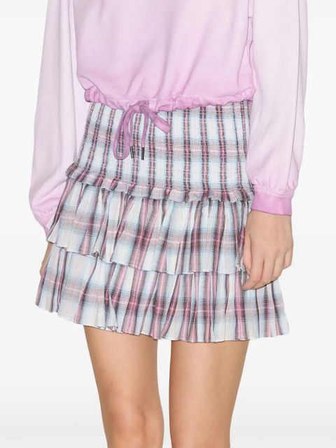 MARANT ÉTOILE Naomi tiered mini skirt - Pink