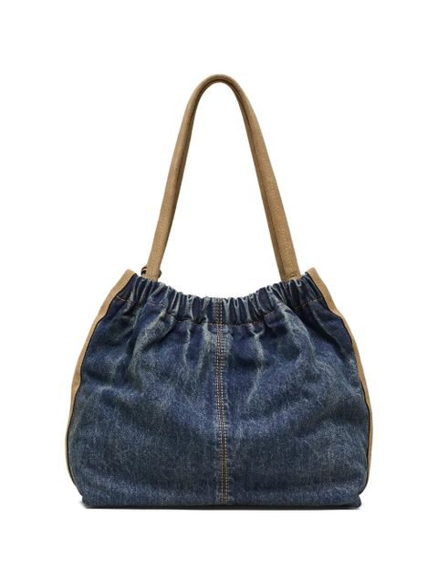 Marc Jacobs The Denim Cristina suede tote bag - Blue