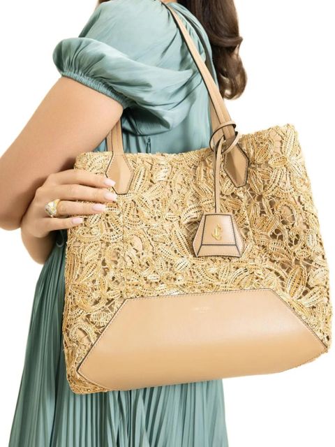 Jimmy Choo large Diamond tote bag - Neutrals