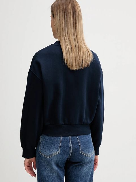 Tommy Hilfiger bluza damska kolor granatowy z aplikacją WW0WW47847