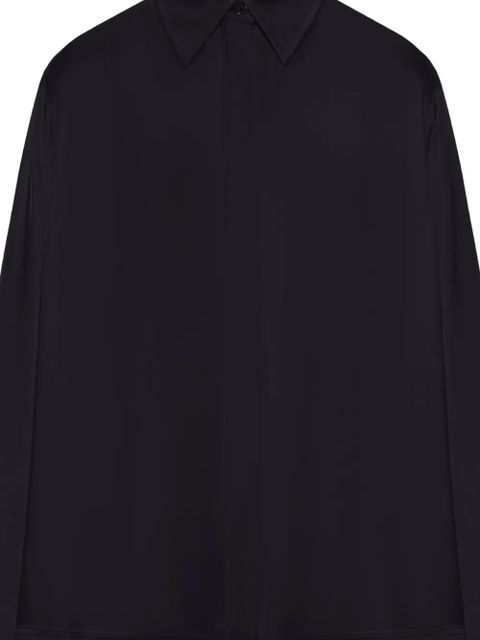 TOTEME soft tuxedo shirt - Black - zdjęcie produktu nr 2