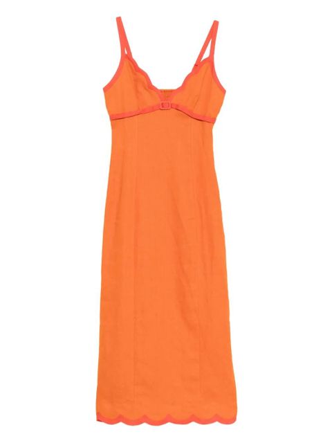 Reformation Sara dress - Orange - zdjęcie produktu nr 1