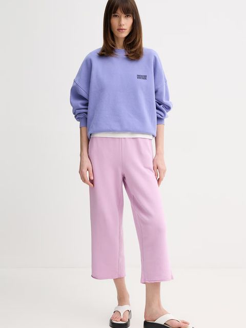 American Vintage spodnie dresowe damskie z bawełną - zdjęcie produktu nr 1