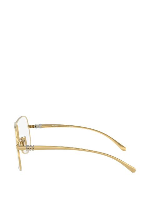 Miu Miu Eyewear pilot-frame sunglasses - Gold
