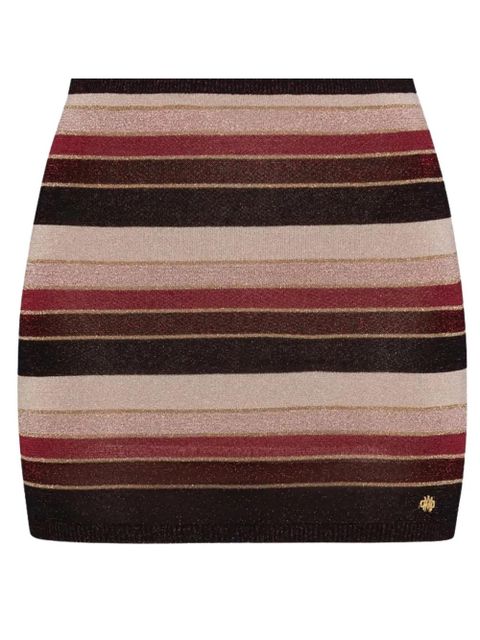 AMIRI striped miniskirt - Red
