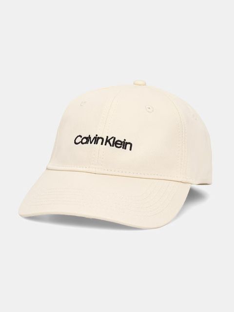 Calvin Klein Czapka z daszkiem damska bawełniana - zdjęcie produktu nr 1
