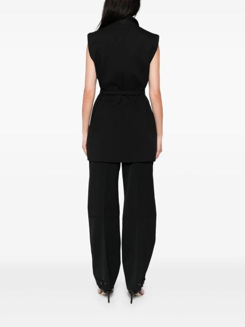 Sportmax belted blazer - Black