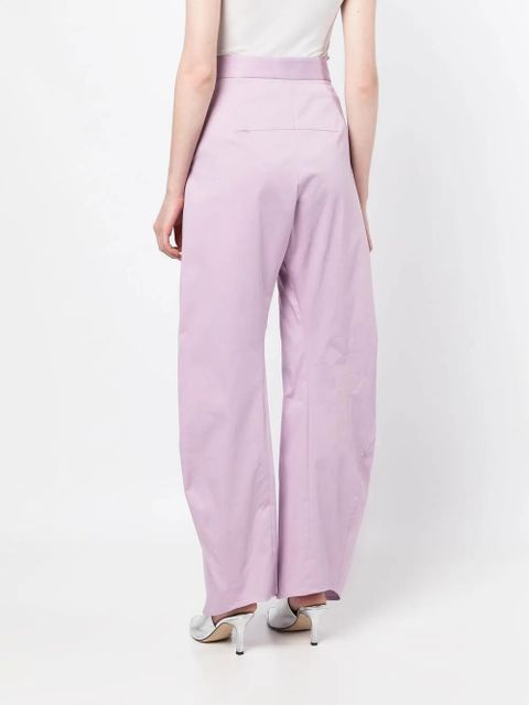 JW Anderson Twisted workwear trousers - Purple