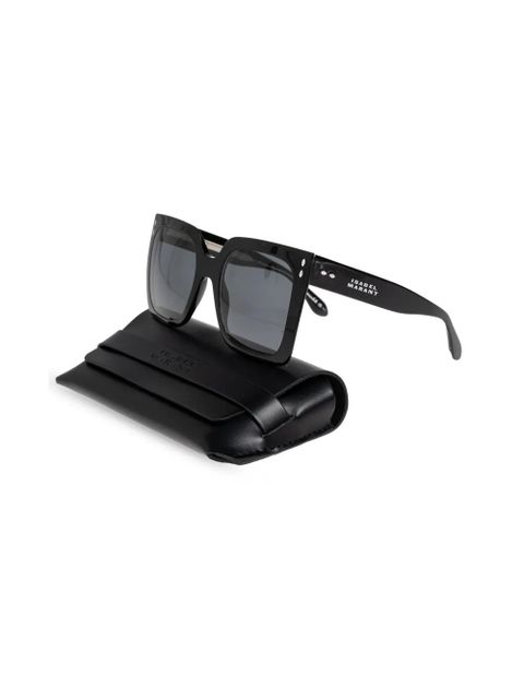 Isabel Marant Eyewear square-frame sunglasses - Black - zdjęcie produktu nr 2