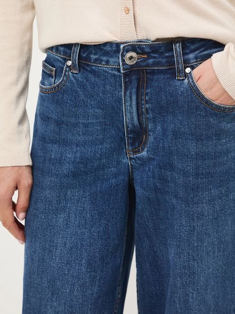 Medicine jeansy damskie kolor granatowy