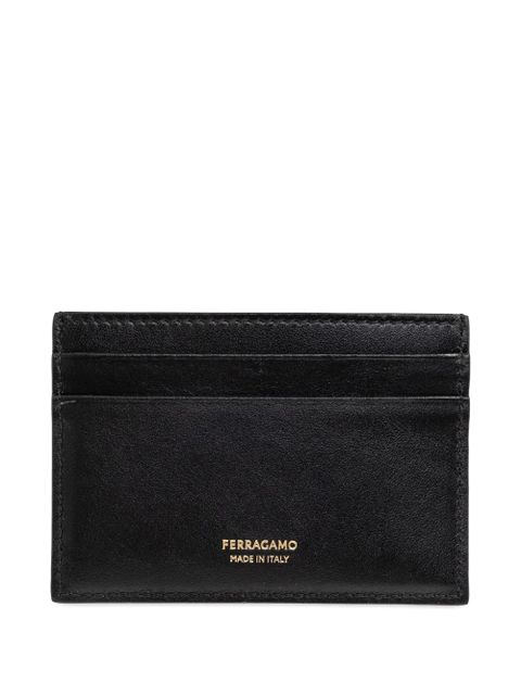 Ferragamo bow-detail card holder - Black - zdjęcie produktu nr 2