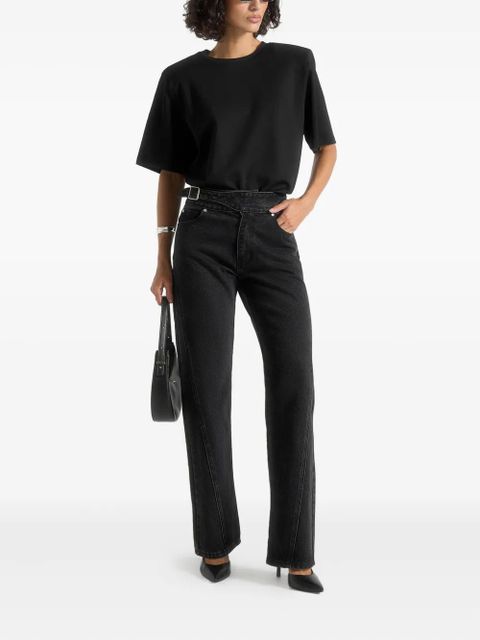 Manière De Voir Loane twist-seam jeans - Black - zdjęcie produktu nr 2