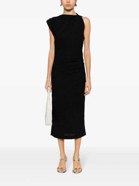 ISABEL MARANT Franzy midi dress - Black - zdjęcie produktu nr 2