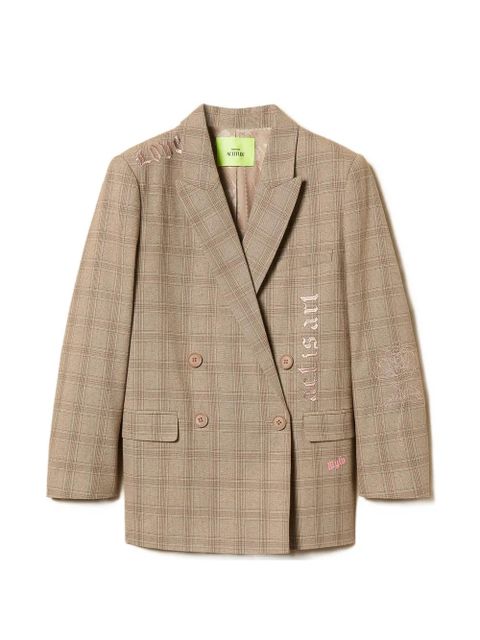 TWINSET x Myfo checked blazer - Neutrals - zdjęcie produktu nr 1