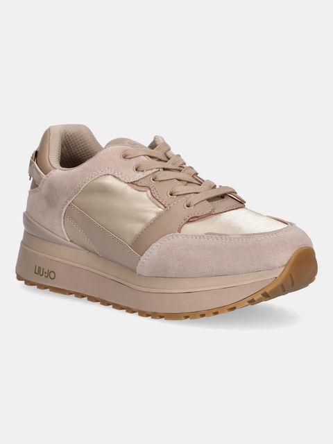 Liu Jo sneakersy LIU JO MAXI WONDER 91 damskie kolor beżowy BF5005PX52251308 - zdjęcie produktu nr 1