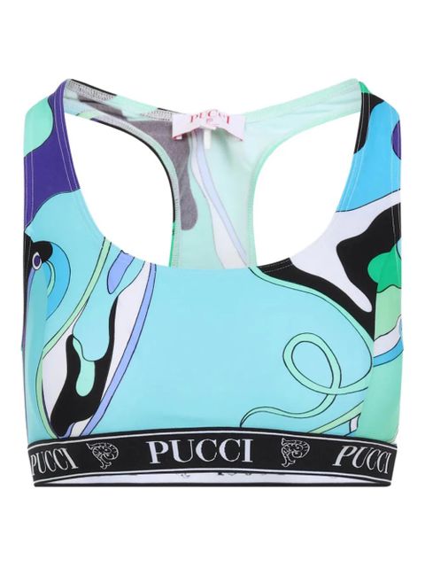 PUCCI graphic-print tank top - Blue - zdjęcie produktu nr 1