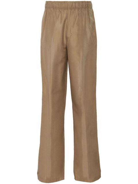 Prada silk trousers - Neutrals - zdjęcie produktu nr 1