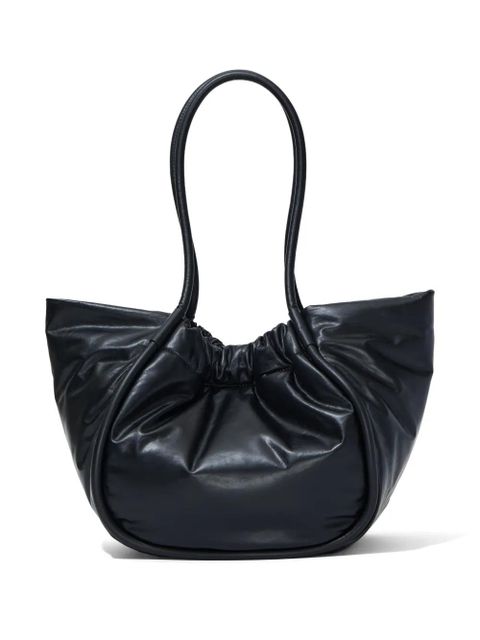 Proenza Schouler ruched leather tote bag - Black