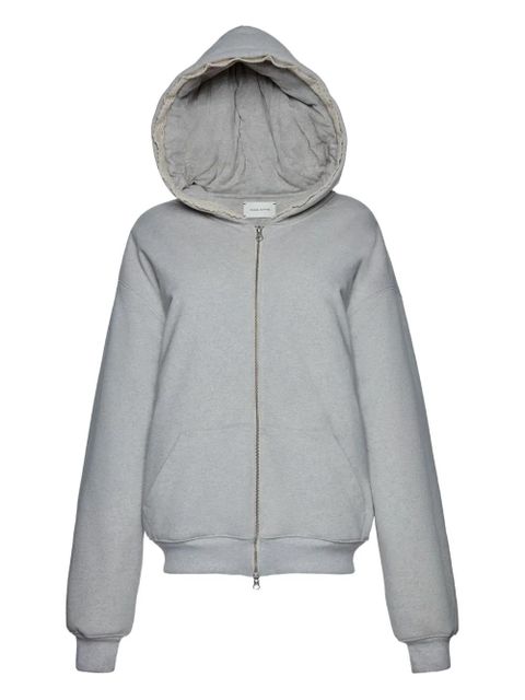 Magda Butrym lace-trimmed hoodie - Grey - zdjęcie produktu nr 1