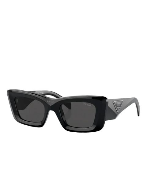 Prada Eyewear logo-plaque sunglasses - Black - zdjęcie produktu nr 2