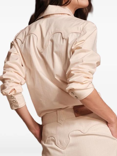 Johanna Ortiz Hacia Puerto V-neck shirt - Neutrals - zdjęcie produktu nr 2