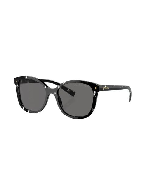 Prada Eyewear Prada PR 22ZS overvsized frame sunglasses - Black - zdjęcie produktu nr 2
