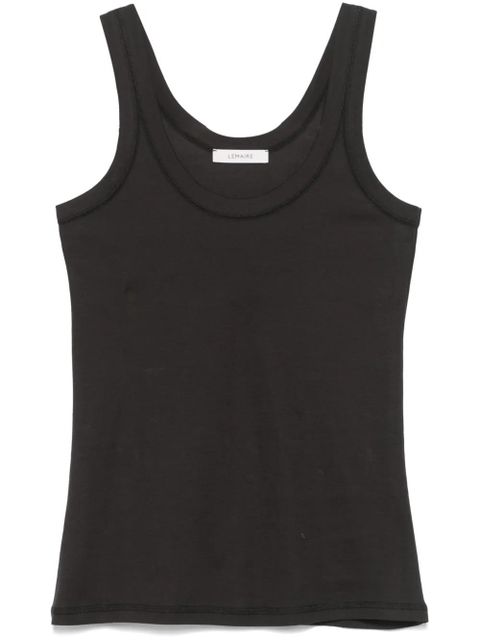 LEMAIRE cotton tank top - Black - zdjęcie produktu nr 1