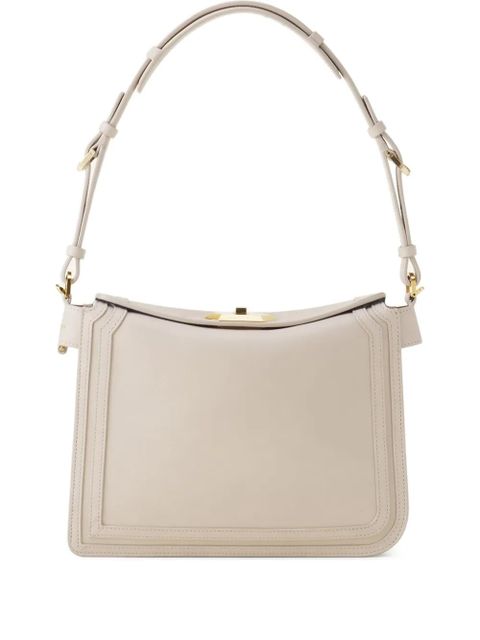 Lanvin geometric lock shoulder bag - Neutrals - zdjęcie produktu nr 1