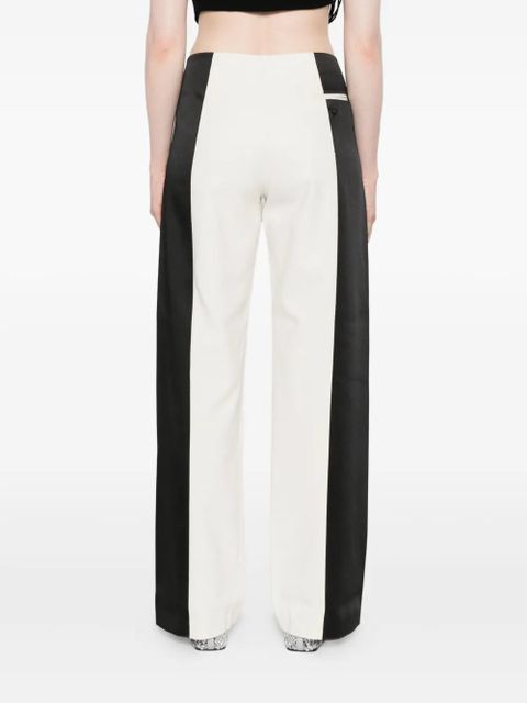 Christopher Esber side-stripe trousers - White