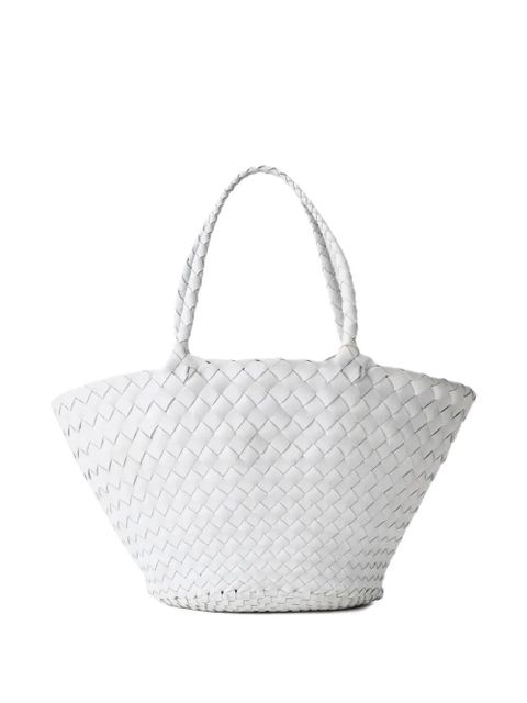 DRAGON DIFFUSION Egola woven tote bag - White - zdjęcie produktu nr 2