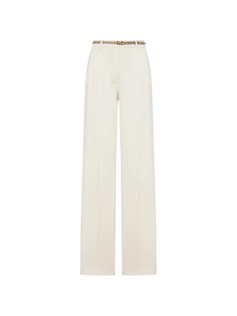 Max Mara belt flared trousers - Neutrals - zdjęcie produktu nr 1