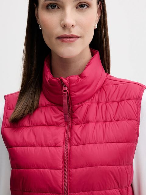 United Colors of Benetton bezrękawnik damski kolor różowy przejściowy 2TWDDJ00V