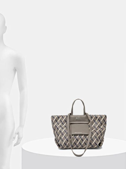 Armani Exchange torebka kolor beżowy XW001538 AF17255