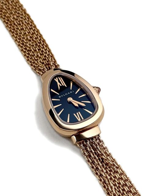 Bvlgari Pre-Owned 2021 unworn Serpenti 27mm watch - Black