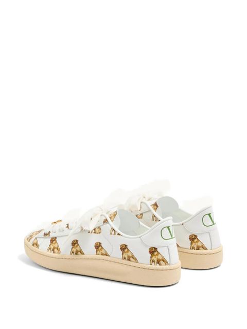 Valentino Garavani Royco sneakers in nappa calfskin with Petit Charles pattern - White