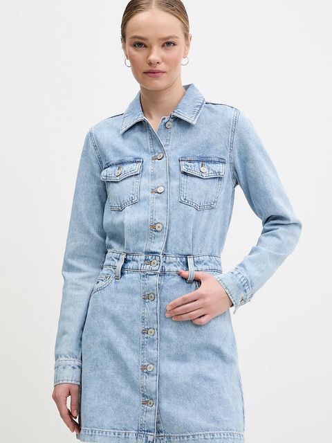 Tommy Jeans sukienka jeansowa - zdjęcie produktu nr 1