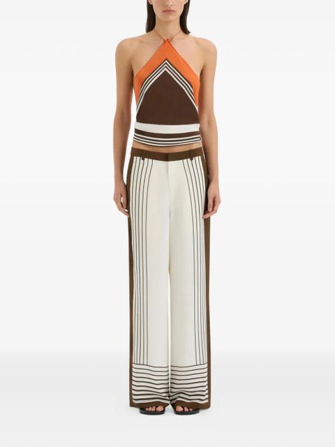 SIR. striped-detail trousers - Neutrals - zdjęcie produktu nr 2