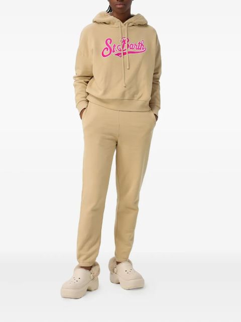 MC2 Saint Barth logo-embroidered track pants - Neutrals - zdjęcie produktu nr 2