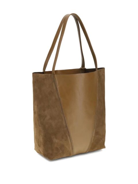 Chloé panel charm shoulder bag - Brown