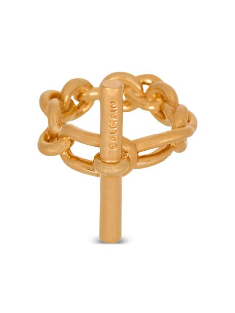 Balmain t-bar chain ring - Gold - zdjęcie produktu nr 1