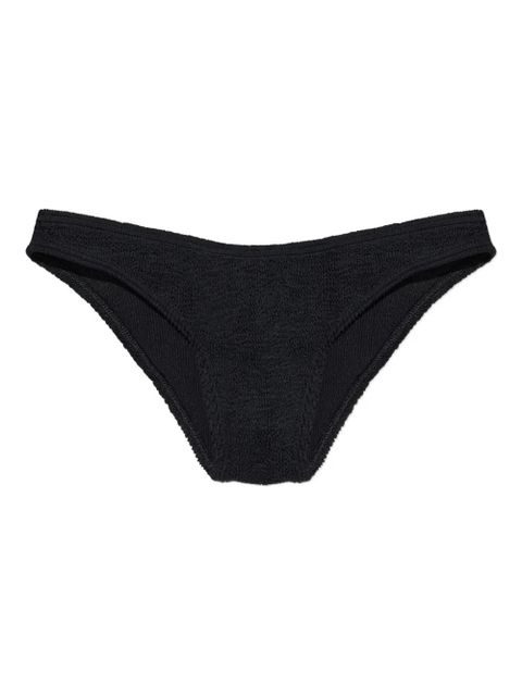 Bond-eye Sign textured bikini bottom - Black - zdjęcie produktu nr 1