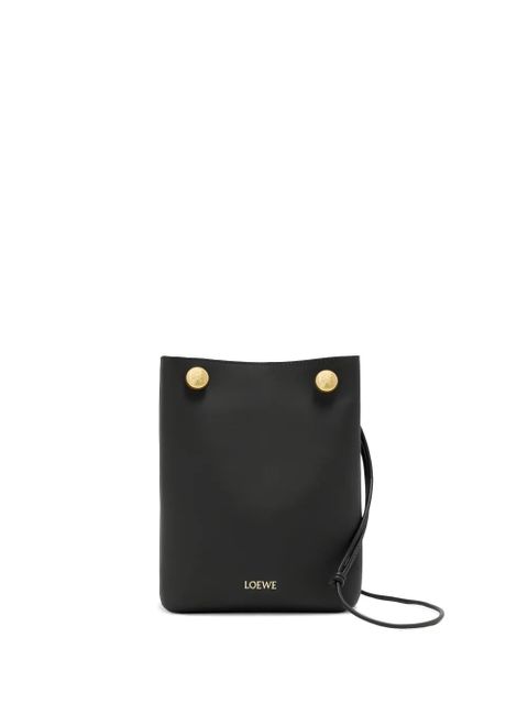 LOEWE Pebble clutch bag - Black - zdjęcie produktu nr 1