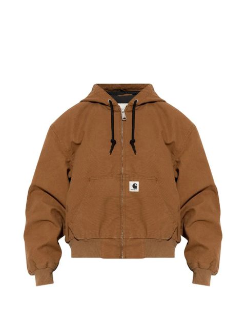 Carhartt WIP hooded zip jacket - Brown - zdjęcie produktu nr 1