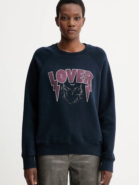 ZADIG&VOLTAIRE bluza damska kolor granatowy wzorzysta JWSS01677 - zdjęcie produktu nr 1