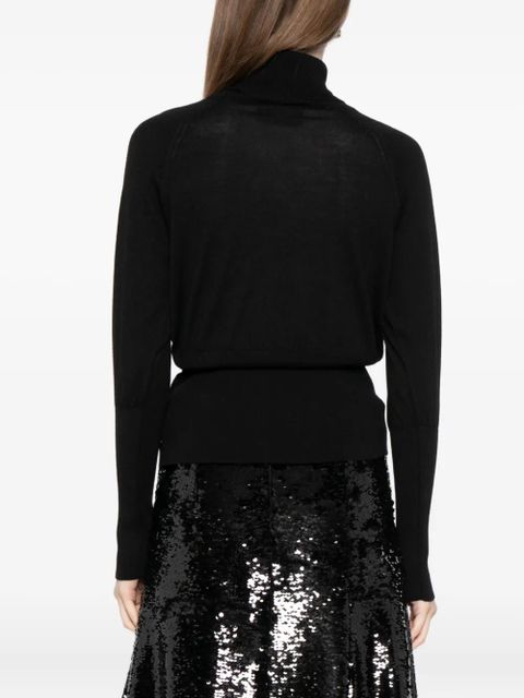 Simone Rocha fitted high-neck top - Black