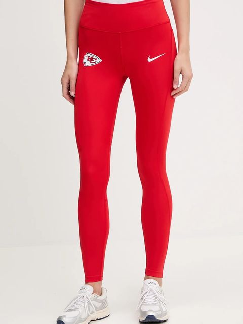 Nike legginsy Dri Fit Legging damskie kolor czerwony wzorzyste 01N3-11T2-7G-DUN - zdjęcie produktu nr 1