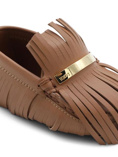 Tod's fringed appliqué keyring - Brown - zdjęcie produktu nr 2