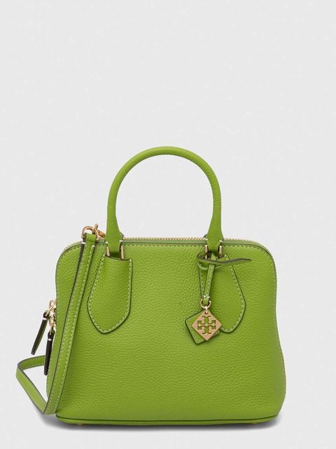 Tory Burch torebka skórzana Mini Pebbled Swing - zdjęcie produktu nr 1