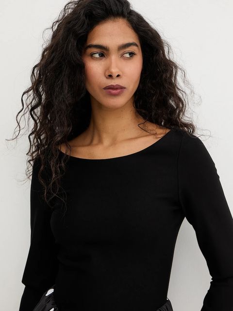 The Sleeper sukienka kolor czarny maxi rozkloszowana ARDR10G097R